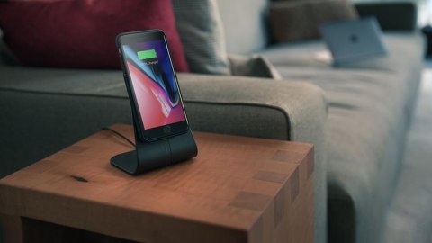 ND38_FCDST-01B-EU XVIDA Fast Charging Desk Stand - Ładowarka indukcyjna Qi Samsung Quick Charge 2.0 (czarny) SAMSUNG