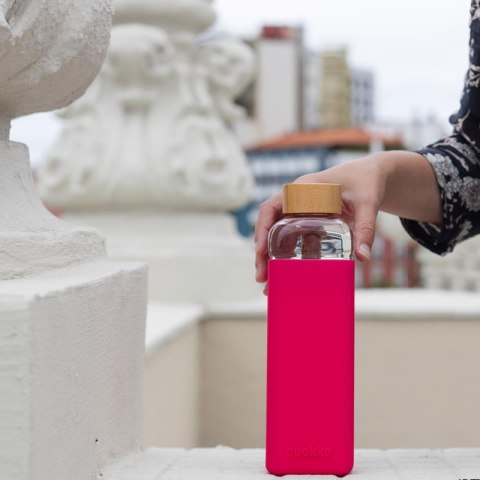 ND38_40025 Quokka Storm - Butelka na wodę ze szkła 700 ml (Maroon)