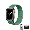ND38_CRG-44MST-GRN Crong Milano Steel ? Pasek ze stali nierdzewnej do Apple Watch 42/44/45 mm (zielony)
