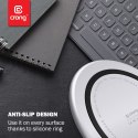 ND38_CRG-PS15W-BLK Crong PowerSpot Fast Wireless Charger ? Bezprzewodowa ładowarka Qi 15W USB-C (Shadow Black)