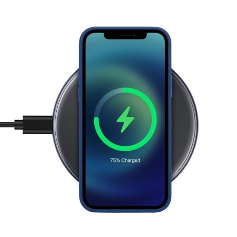 ND38_CRG-PS15W-BLK Crong PowerSpot Fast Wireless Charger ? Bezprzewodowa ładowarka Qi 15W USB-C (Shadow Black)