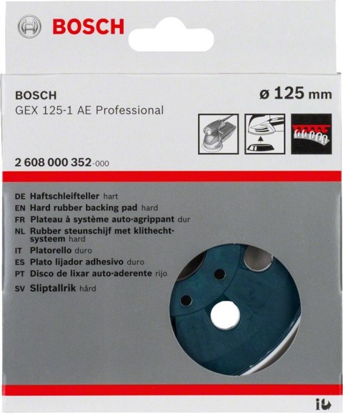 BOSCH TALERZ SZLIFIERSKI D125 TWARDY