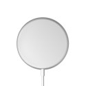 ND38_CRG-MS15W-SLV Crong MagSpot Wireless Charger - Aluminiowa ładowarka MagSafe 15W (Silver White)