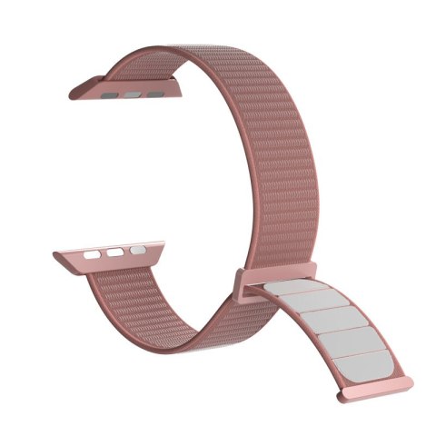ND38_PUSPORTAW40ROSE PURO Nylon Sport - Pasek do Apple Watch 38/40/41 mm (Różowy)