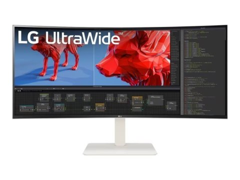 LG LG | 38WR85QC-W | 38 " | IPS | 21:9 | 144 Hz | 1 ms | 3840 x 1600 pikseli | 450 cd/m² | 2 porty HDMI