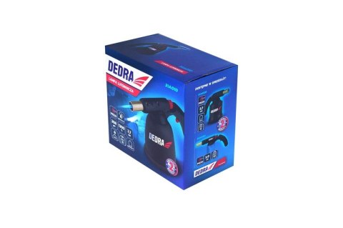 DEDRA LAMPA LUTOWNICZA GAZOWA NA NABOJE 190G. ZAPŁON PIEZO