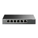 TP-LINK TP-LINK | Switch | TL-SF1006P | Niezarządzalny | Desktop | Porty 10/100 Mb/s (RJ-45) w ilości 6 | Porty 1 Gb/s (RJ-45) w ilości 