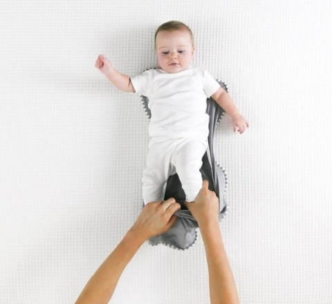 ND19_LTD-L1001001GRS Otulacz Swaddle UP - rozmiar S - szary - ETAP 1 Original