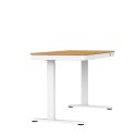 Biurko TUCKANO z regulacją wysokości ET119W-C Biały/dąb