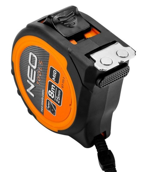 NEO MIARA ZWIJANA STALOWA 8M/25MM MAGNES