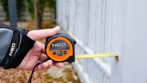 NEO MIARA ZWIJANA STALOWA 8M/25MM MAGNES