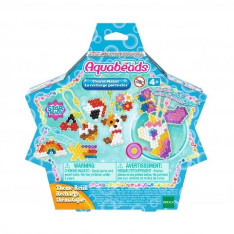 ND17_ZB-128867 AQUABEADS Koraliki Gwiazdki czarujące zawieszki. Zestaw uzupełniający 31770