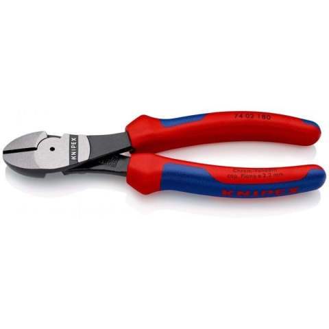 KNIPEX SZCZYPCE TNĄCE BOCZNE O ZWIĘKSZONYM PRZEŁOŻENIU 180MM