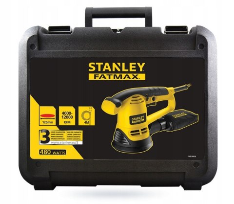 STANLEY SZLIFIERKA MIMOŚRODOWA SFM 125MM 480W
