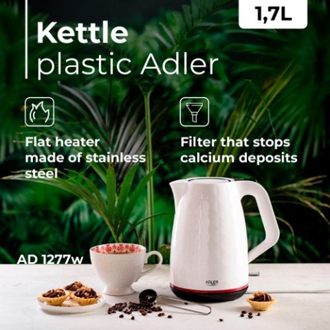 AD 1277 white Czajnik plastikowy 1,7 l