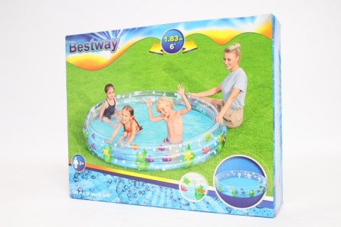 Basen 3-komory 183x33cm 51005 B51005 68002 BESTWAY