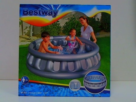 Basen srebrny dmuchany 157X41 B51080 50168 BESTWAY
