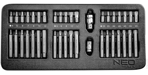 NEO KOŃCÓWKI WKRĘTAKOWE 30-75 MM ZESTAW 40 SZTUK WKŁADKA