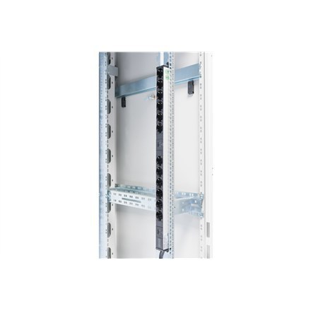 Digitus Aluminiowa listwa zasilająca z zabezpieczeniem przed przeciążeniem | DN-95405 | Ilość gniazd 12