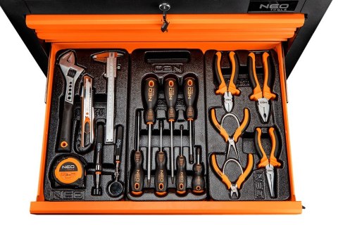 Nasadki udarowe 1/2", 10-24 mm, zestaw 20 szt., wkładka