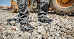 Półbuty robocze, skórzane, S1P SRA, rozmiar 42, CE