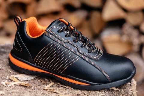 Półbuty robocze skórzane SB FO, stalowy podnosek, rozmiar 43