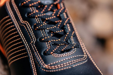 Półbuty robocze skórzane SB SRA, stalowy podnosek, rozmiar 45