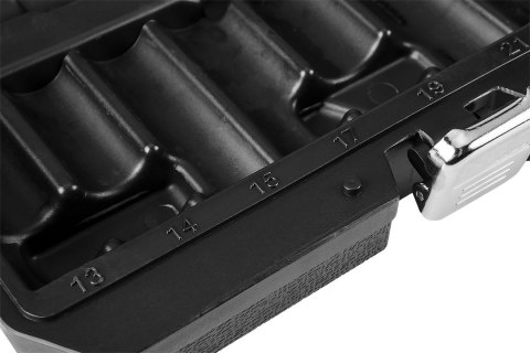 Nasadki udarowe 1/2", 10-24 mm, zestaw 10 szt., CrMo