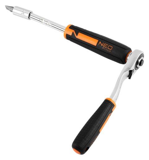 Zestaw nasadek przelotowych 1/4", 3/8", 46 szt., CrV