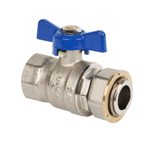 UN ZAWÓR KULOWY PROSTY Z PÓŁŚRUB. N/CZ Z MOTYL 1'' TYP CIĘŻKI