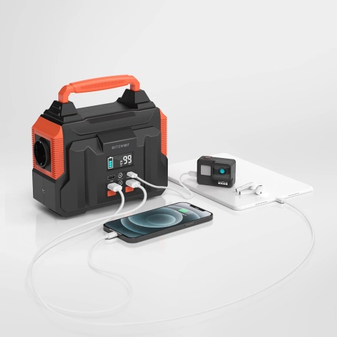 Stacja ładowania / Przenośnia elektrownia / Powerbank BlitzWolf [60000mAh] [NOWA]