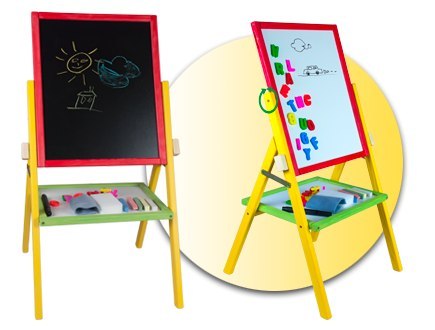 3TOY RBMC Obrotowa, suchościeralno-kredowo-magnetyczna kolorowa