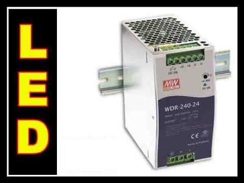 MW WDR-240-48 zasilacz DIN Duża MOC 48V 5A
