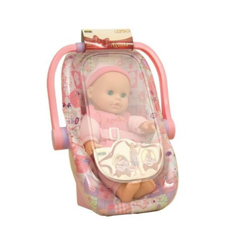 DROMADER 00385 Lalka 29 cm z fotelikiem