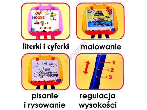 JKM TA0021 DUŻA TABLICA MAGNETYCZNA LITERY I CYFRY