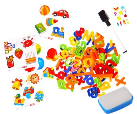 JKM TA0021 DUŻA TABLICA MAGNETYCZNA LITERY I CYFRY