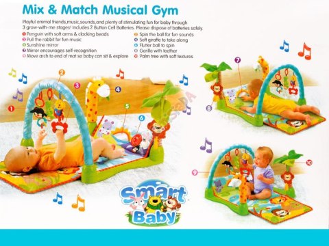 JKM ZA1239 Kolorowa Mata edukacyjna dla niemowląt