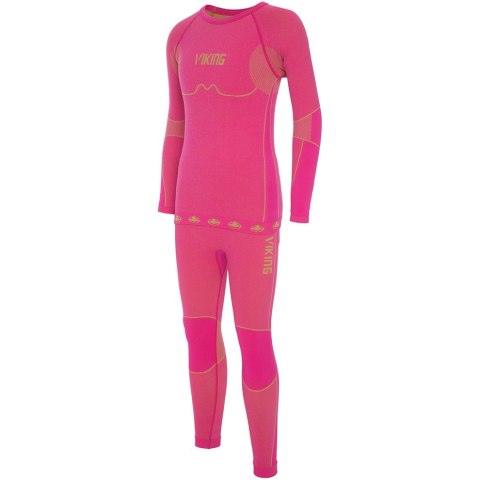 ND05_B11938-152-164cm 500-14-3030-48 Bielizna termoaktywna dla dzieci Viking Riko różowa 500-14-3030-48 r.152-164cm