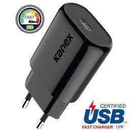 ND38_K160-1526-EUBK Kanex GoPower - Ładowarka sieciowa USB-C (Power Delivery) 18 W (Black)
