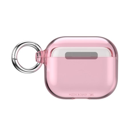 ND38_141176-9569 Speck Presidio Clear - Etui Apple AirPods 3 z ochroną antybakteryjną Microban (Icy Pink)
