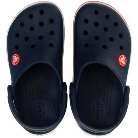 ND05_C4021-32-33 207006 Chodaki dla dzieci Crocs Kids Crocband Clog granatowo-czerwone 207006 485 r.32-33