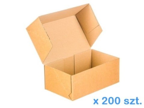 Karton Fasonowy 250x200x80mm 3W E 380g/m2 - 200 sztuk