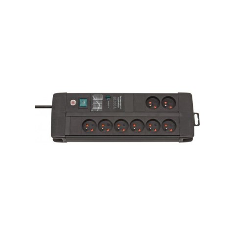Listwa przeciwprzepięciowa Premium Line Duo 8 gniazd 3m 60A