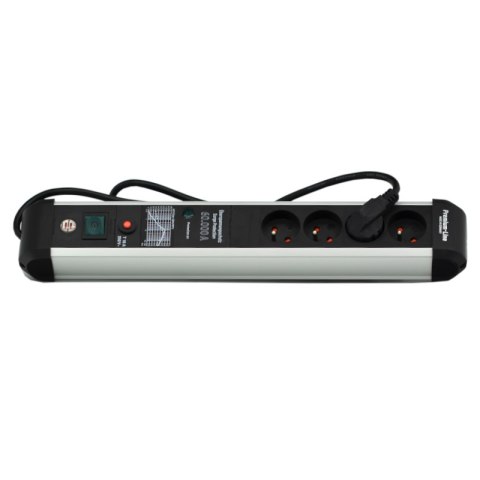 Listwa przeciwprzepięciowa Premium Protect line 4 gniazda 3m 60A