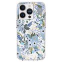 ND38_RP049230 Rifle Paper Clear - Etui iPhone 14 Pro (Garden Party Blue)