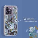 ND38_RP049230 Rifle Paper Clear - Etui iPhone 14 Pro (Garden Party Blue)