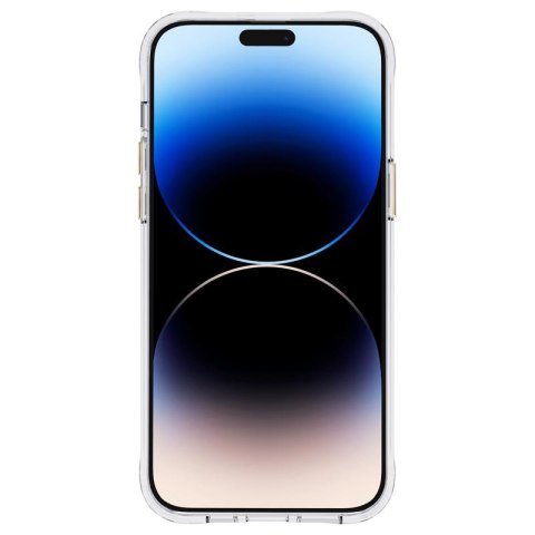 ND38_RP049234 Rifle Paper Clear MagSafe - Etui iPhone 14 Pro zdobione złotem (Rose Garden)