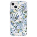 ND38_RP049276 Rifle Paper Clear - Etui iPhone 14 Plus (Garden Party Blue)