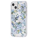ND38_RP049276 Rifle Paper Clear - Etui iPhone 14 Plus (Garden Party Blue)