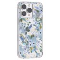 ND38_RP049320 Rifle Paper Clear - Etui iPhone 14 Pro Max (Garden Party Blue)